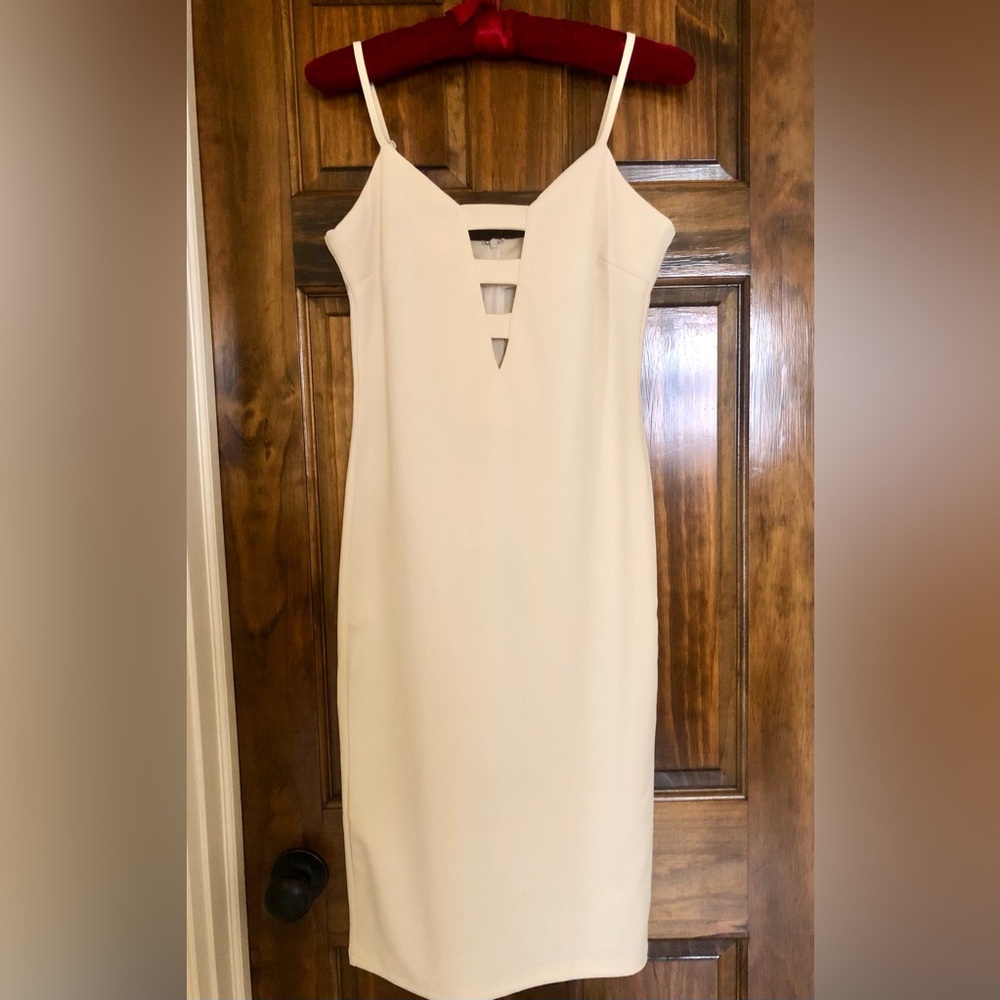 NEW Sexy BODYCON Spaghetti Straps Cocktail Pencil Dress M